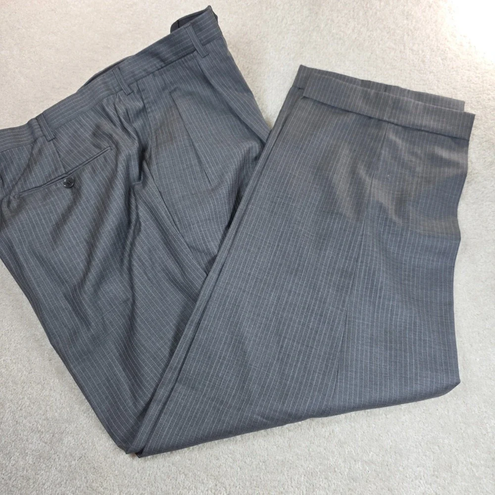 Daniel Cremieux 2-Piece Suit Mens 46R 41W Loro Piana Super 170s USA Made NWT